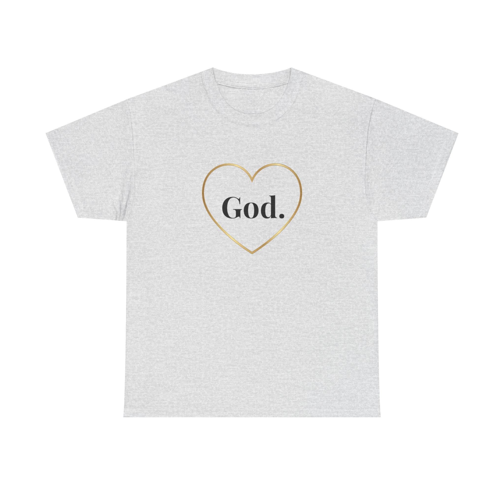 God Heart Tee | Minimal Christian Faith T Shirt