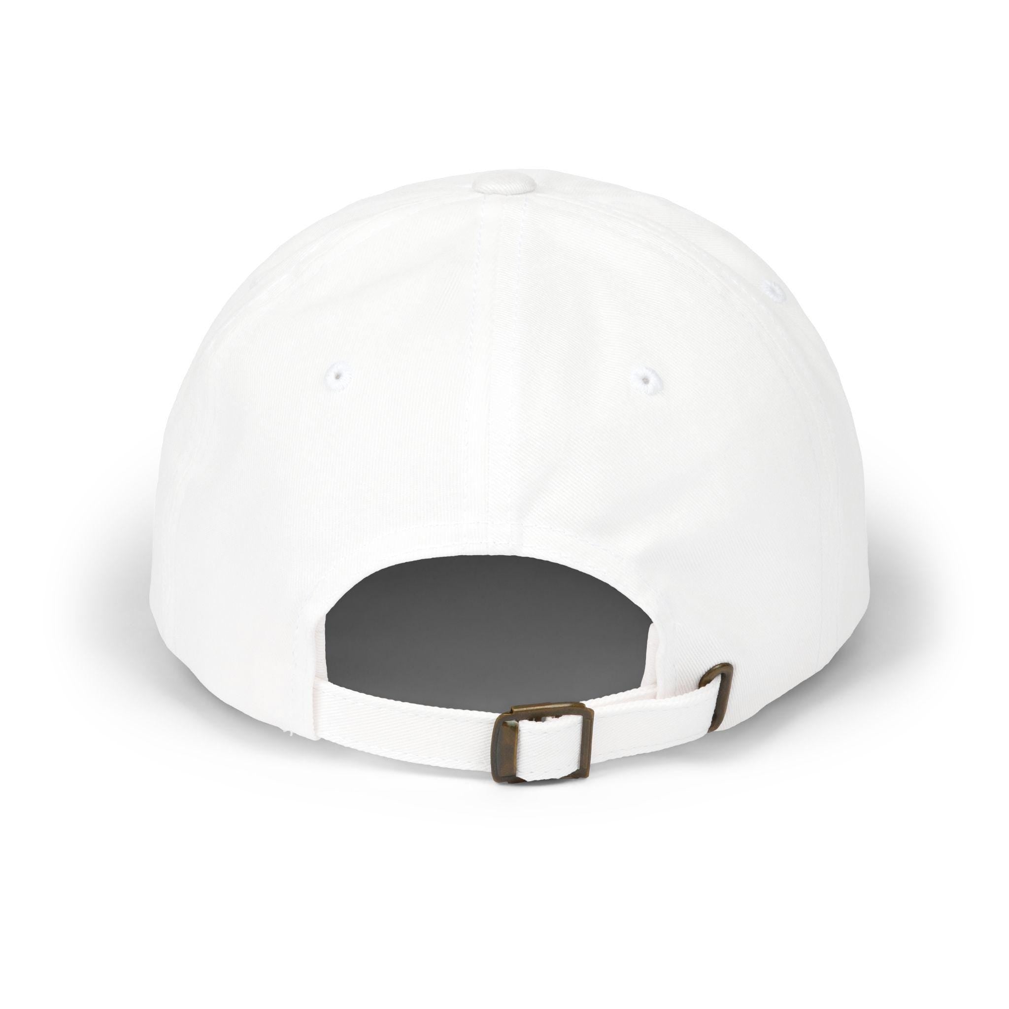 God Heart Dad Cap | White Embroidered Religious Baseball Hat