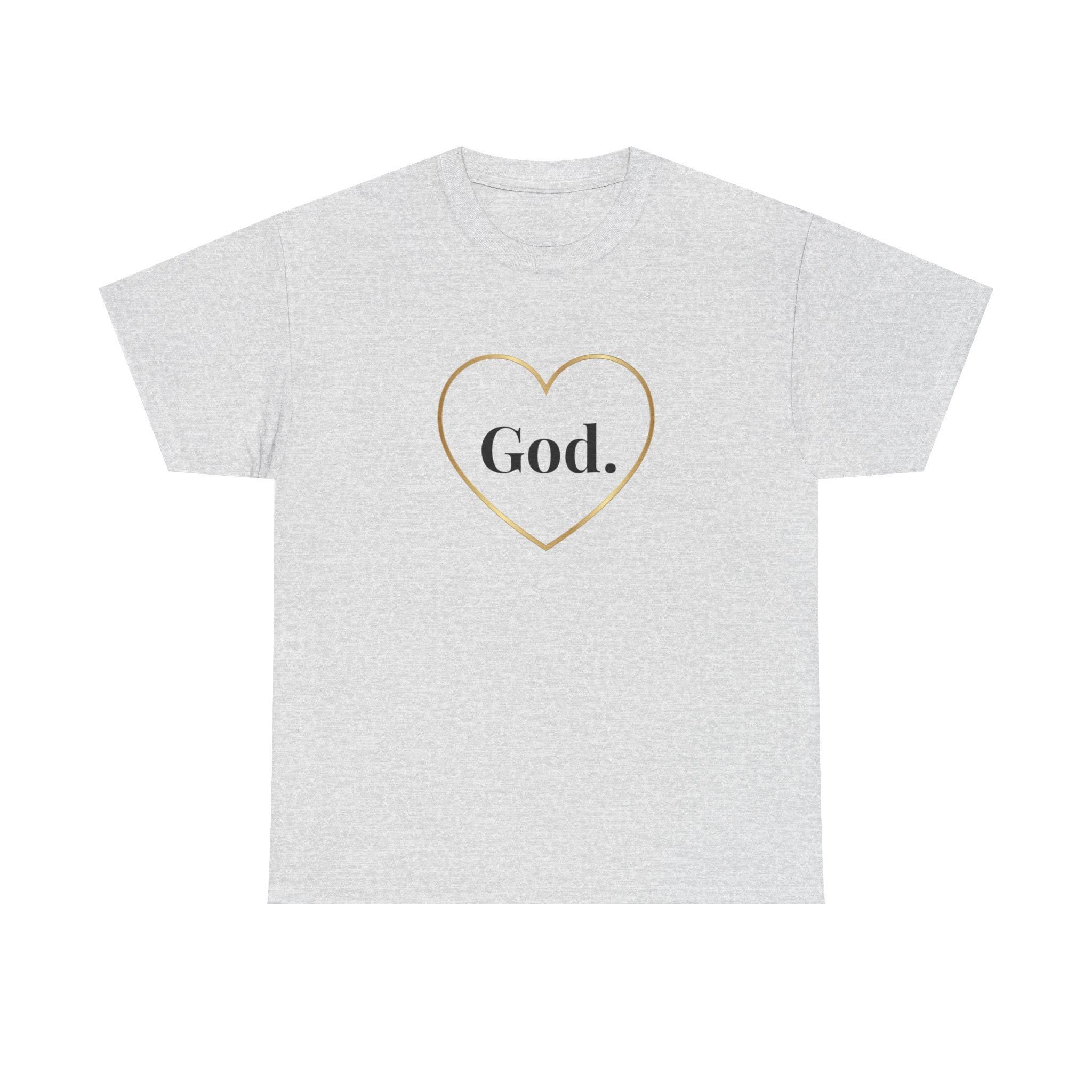 God Heart Tee | Minimal Christian Faith T Shirt