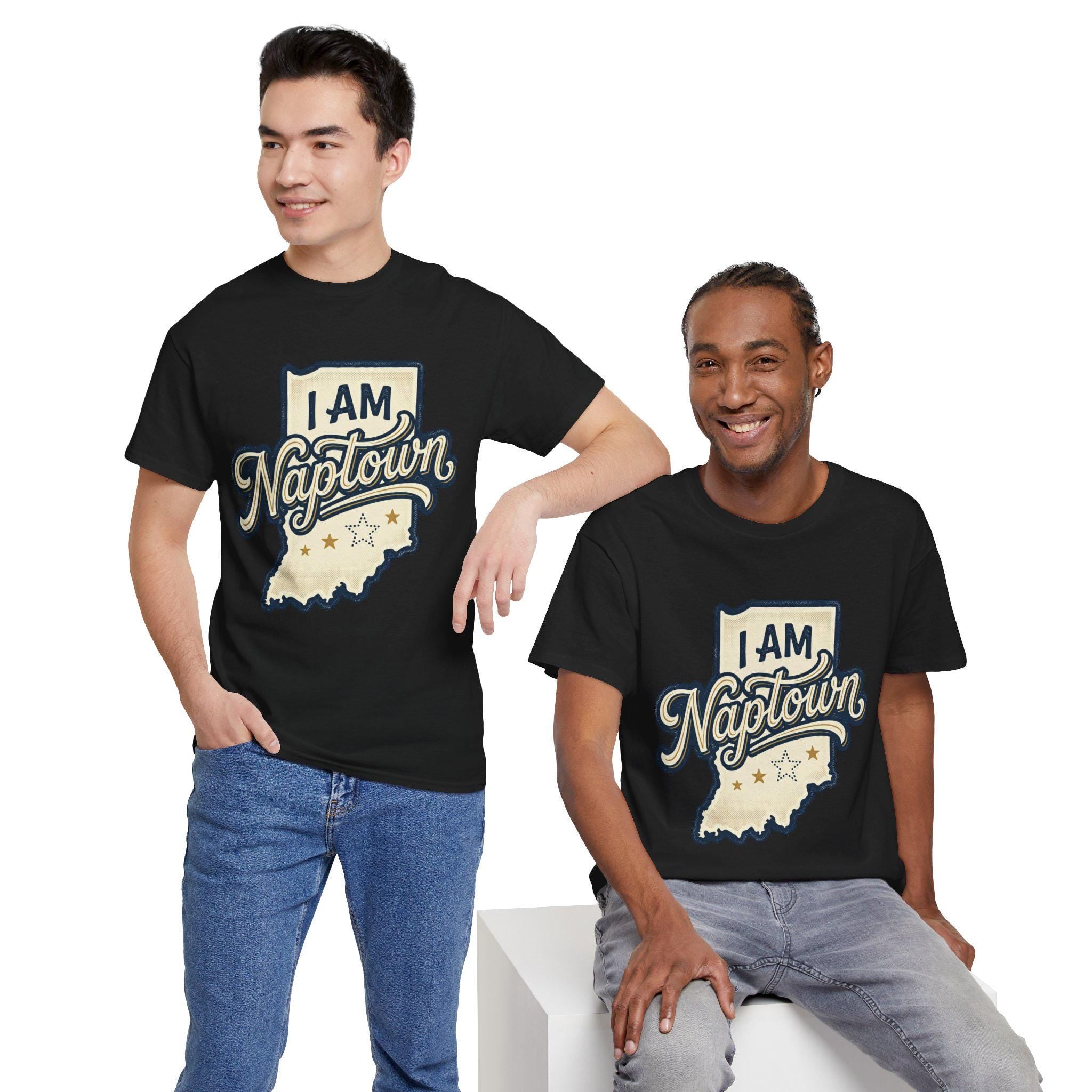 I Am Naptown Indiana T-Shirt | Retro Indianapolis State Pride Tee