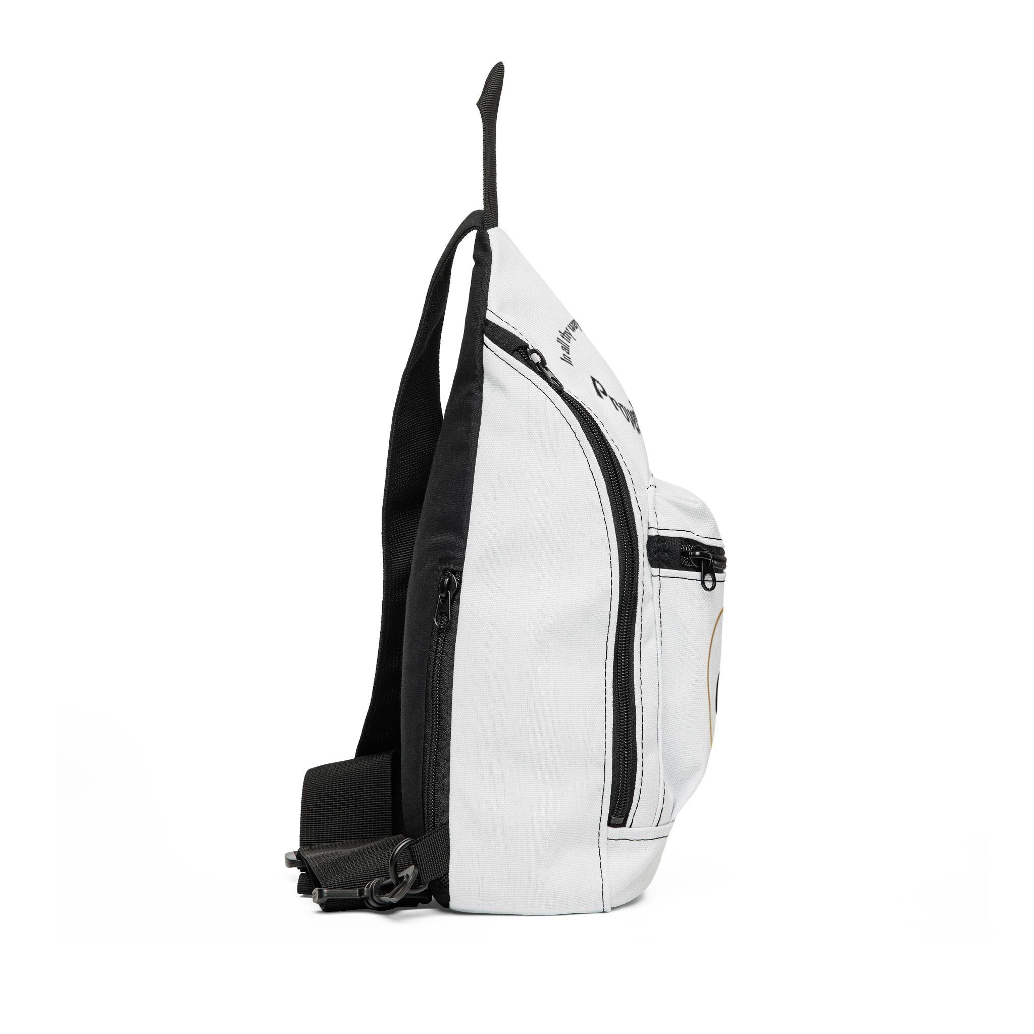 God Heart Sling Bag | Proverbs 3:6 Faith Crossbody for Women & Men