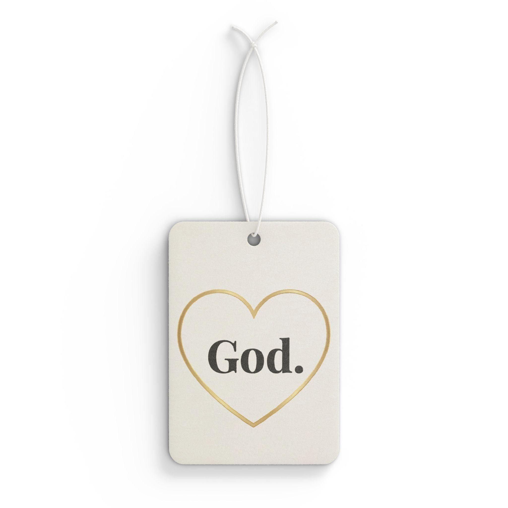 God Heart Car Air Freshener | Christian Inspirational Scented Ornament